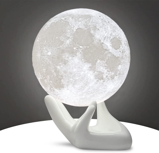 Floating LED hand Moon Lamp